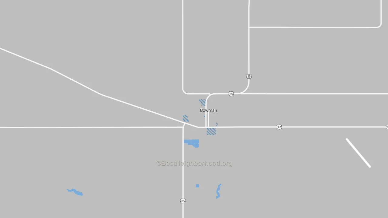 Transit Grade map of Griffin, ND