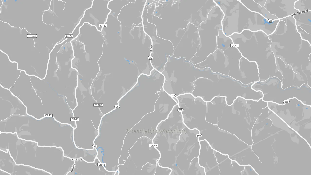 Transit Grade map of Griffith, OH