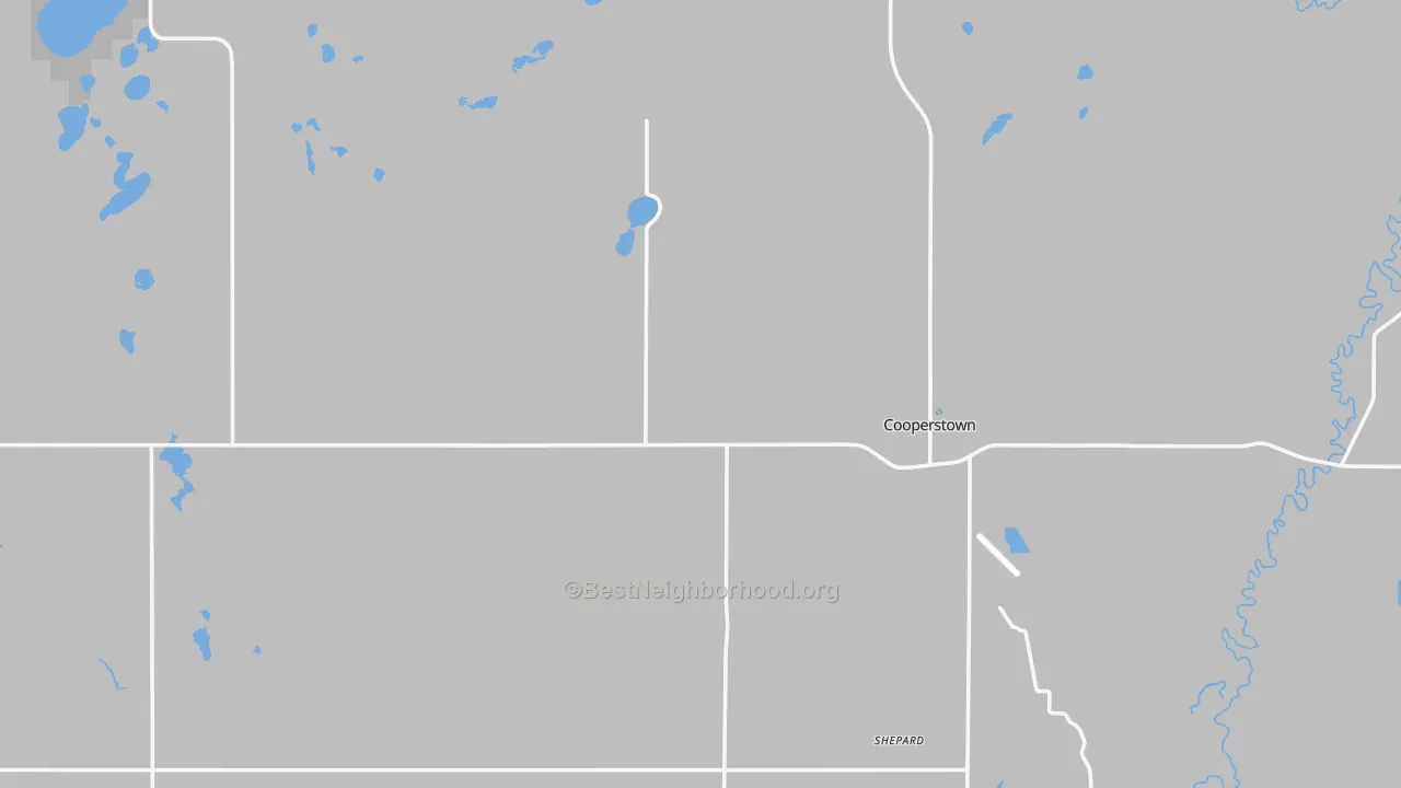 Transit Grade map of Griggs County, ND