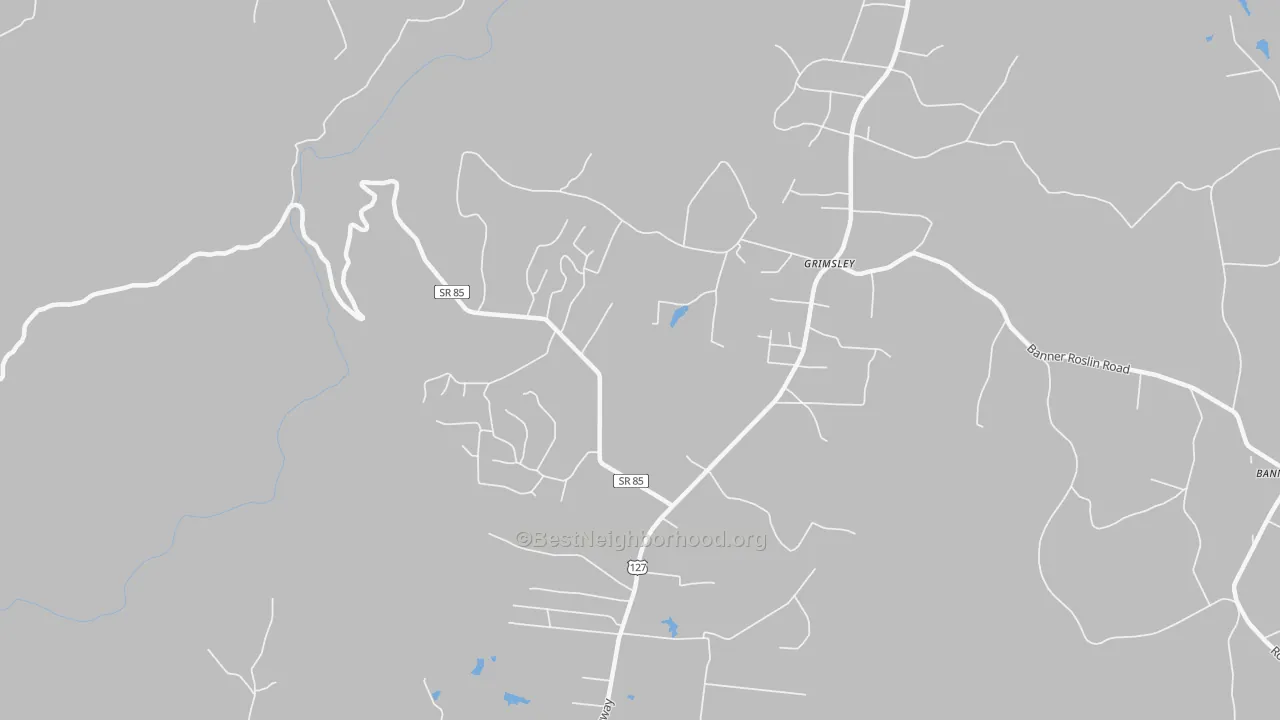 Transit Grade map of Grimsley, TN