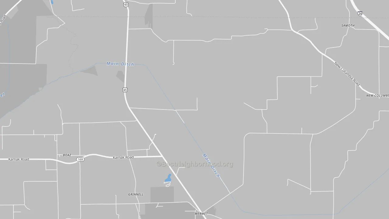 Transit Grade map of Grinnell, IL