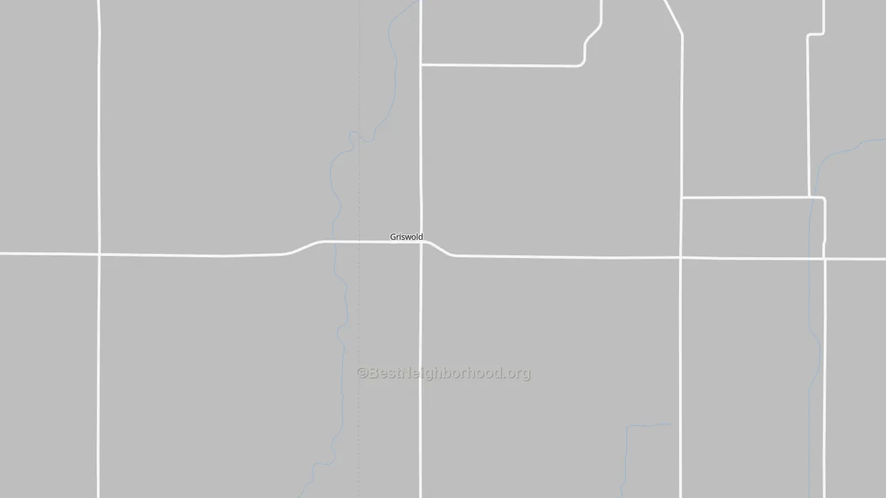 Transit Grade map of Griswold, IA