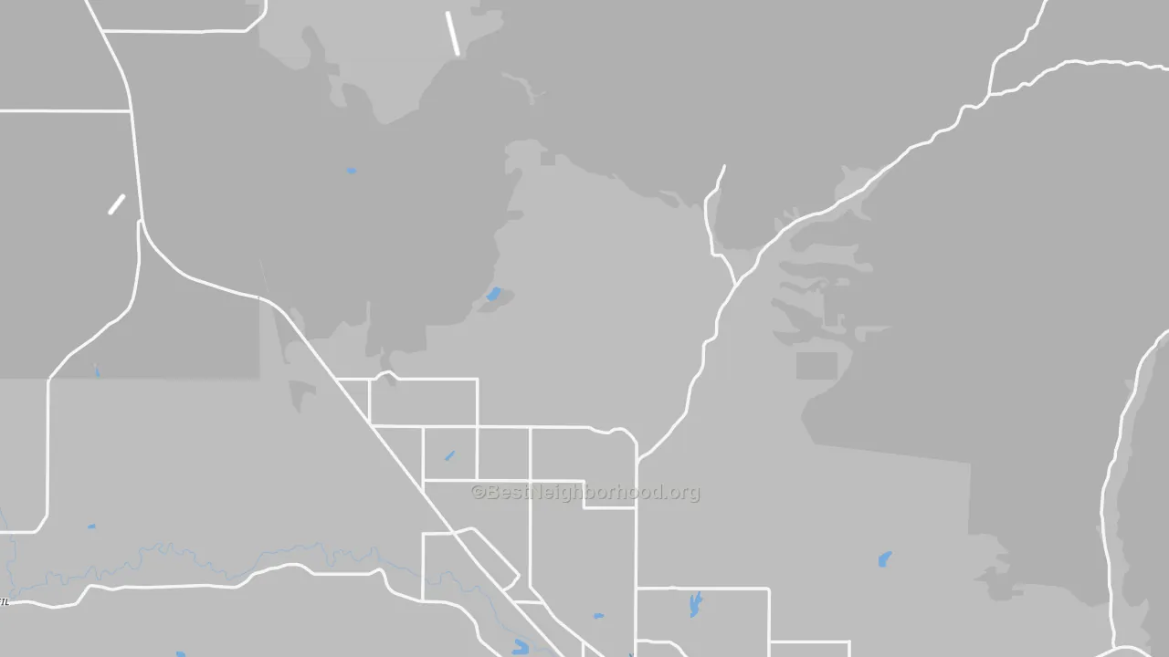 Transit Grade map of Grizzly, OR