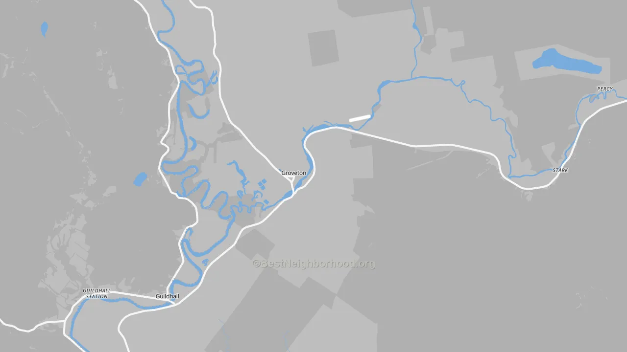 Transit Grade map of Groveton, NH