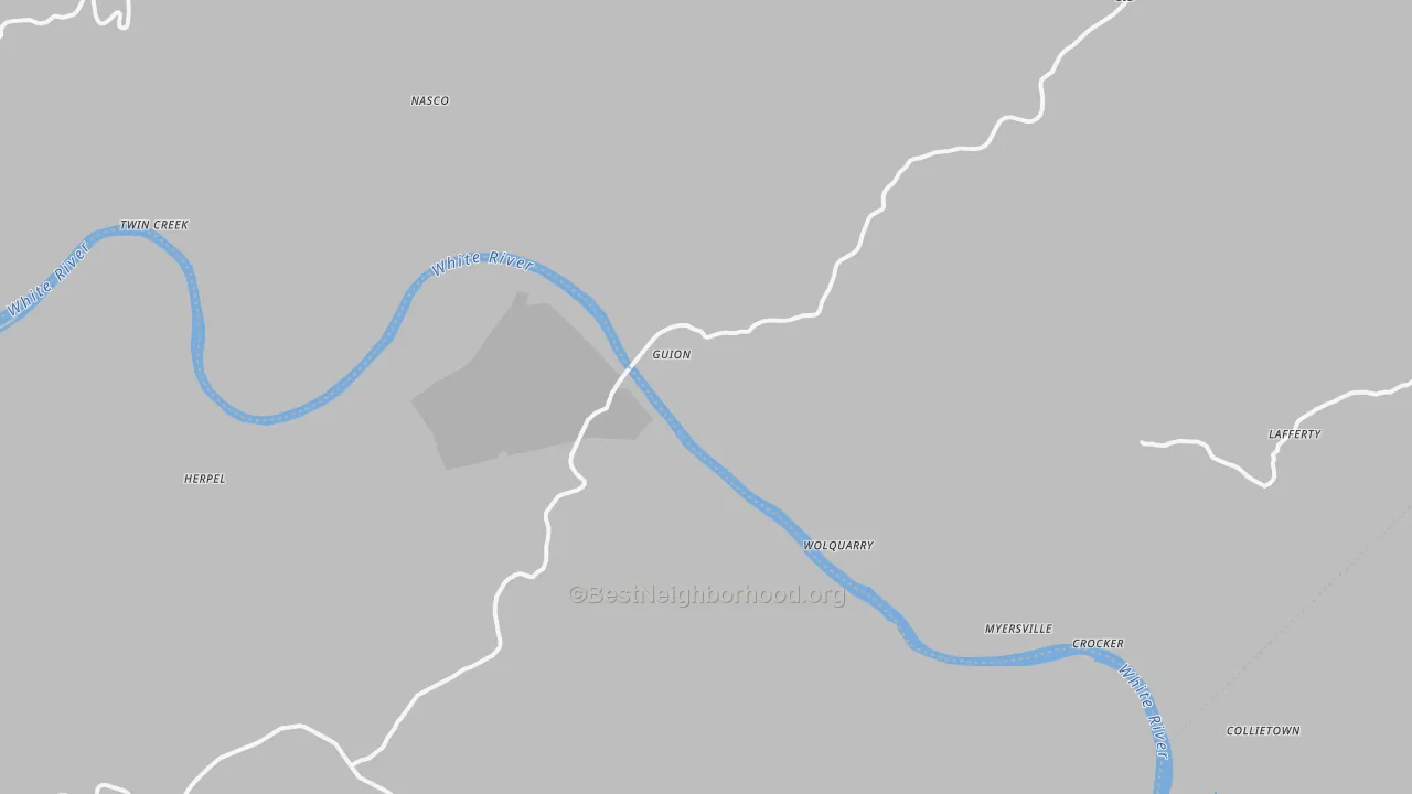 Transit Grade map of Guion, AR