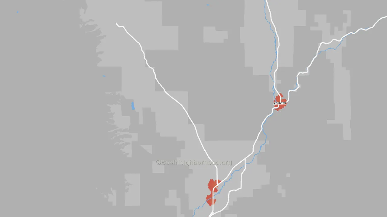 Transit Grade map of Gunnison County, CO