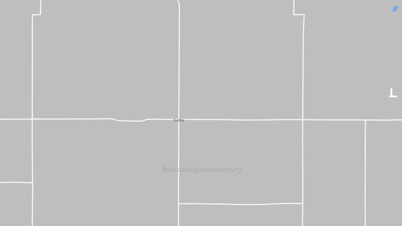 Transit Grade map of Gurley, NE
