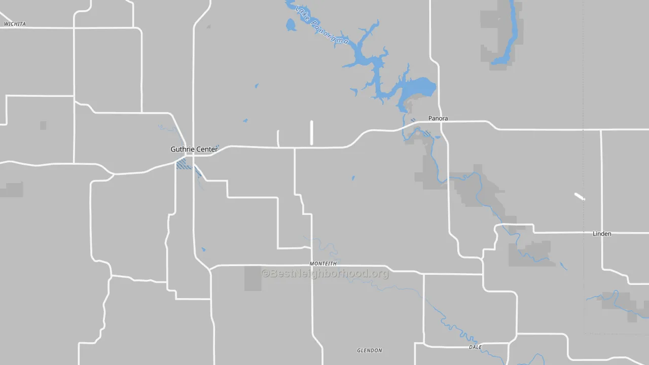 Transit Grade map of Guthrie County, IA