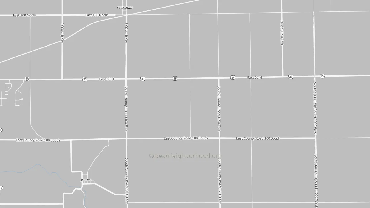 Transit Grade map of Guy, IN