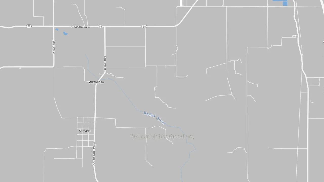 Transit Grade map of Gwenford, ID