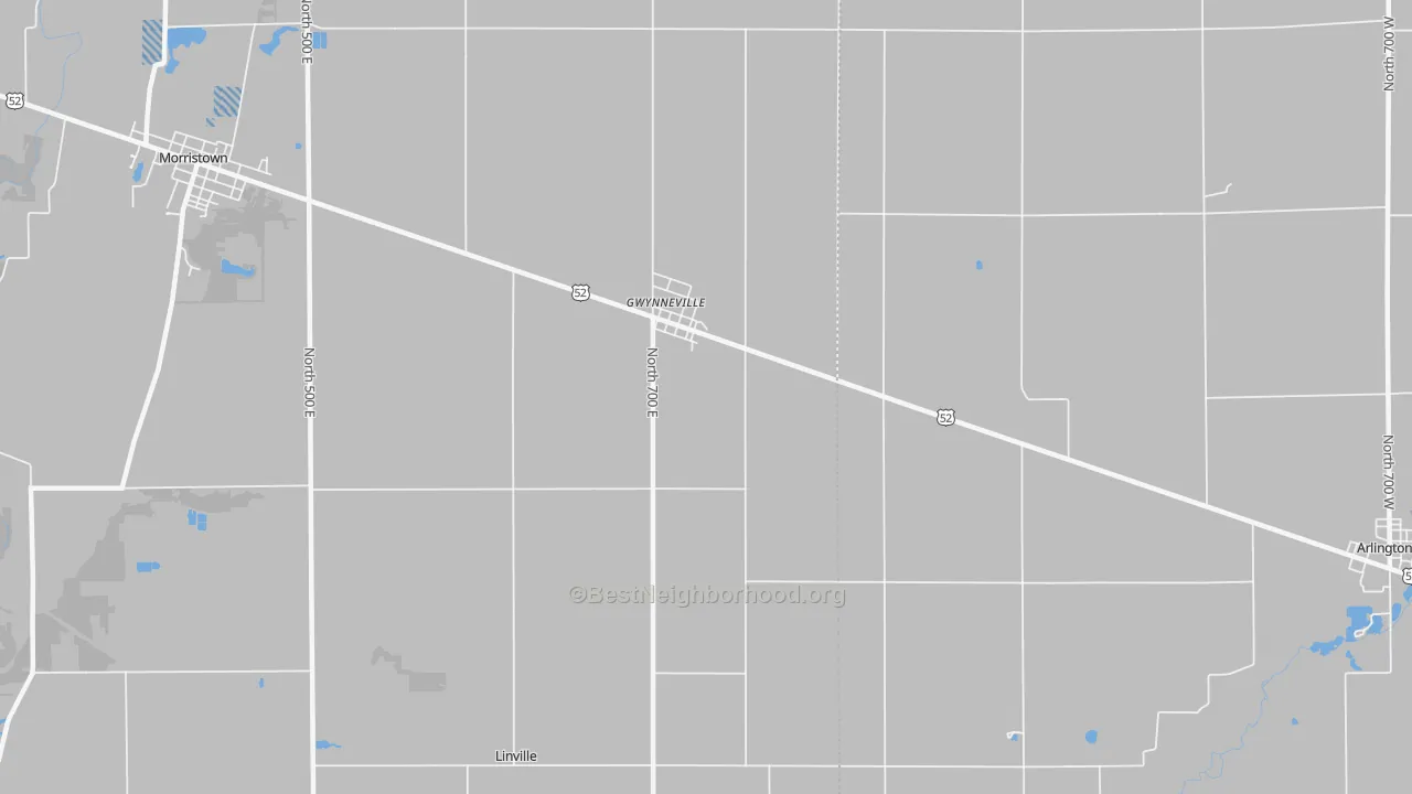 Transit Grade map of Gwynneville, IN