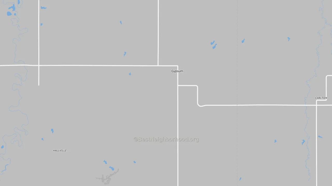 Transit Grade map of Gypsum, KS