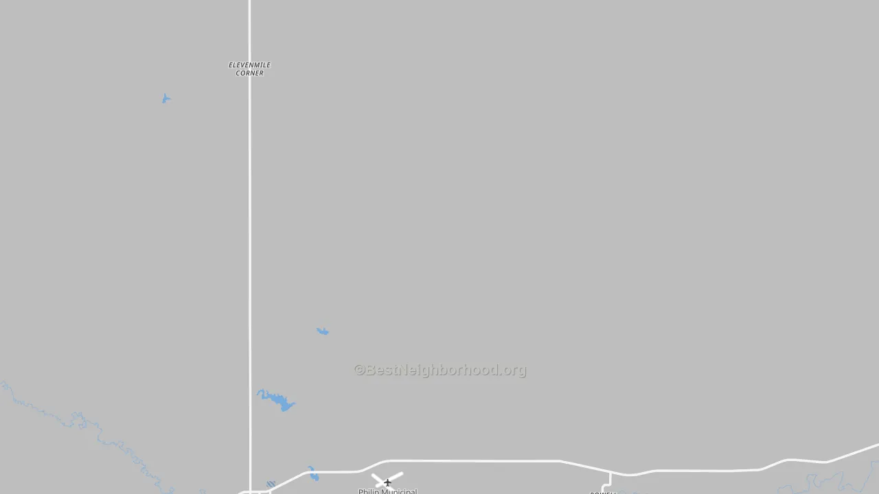 Transit Grade map of Haakon County, SD