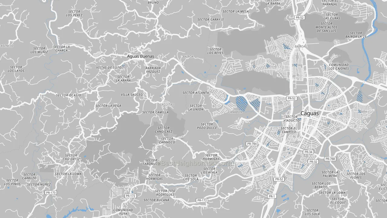 Transit Grade map of Hacienda San Jose, PR