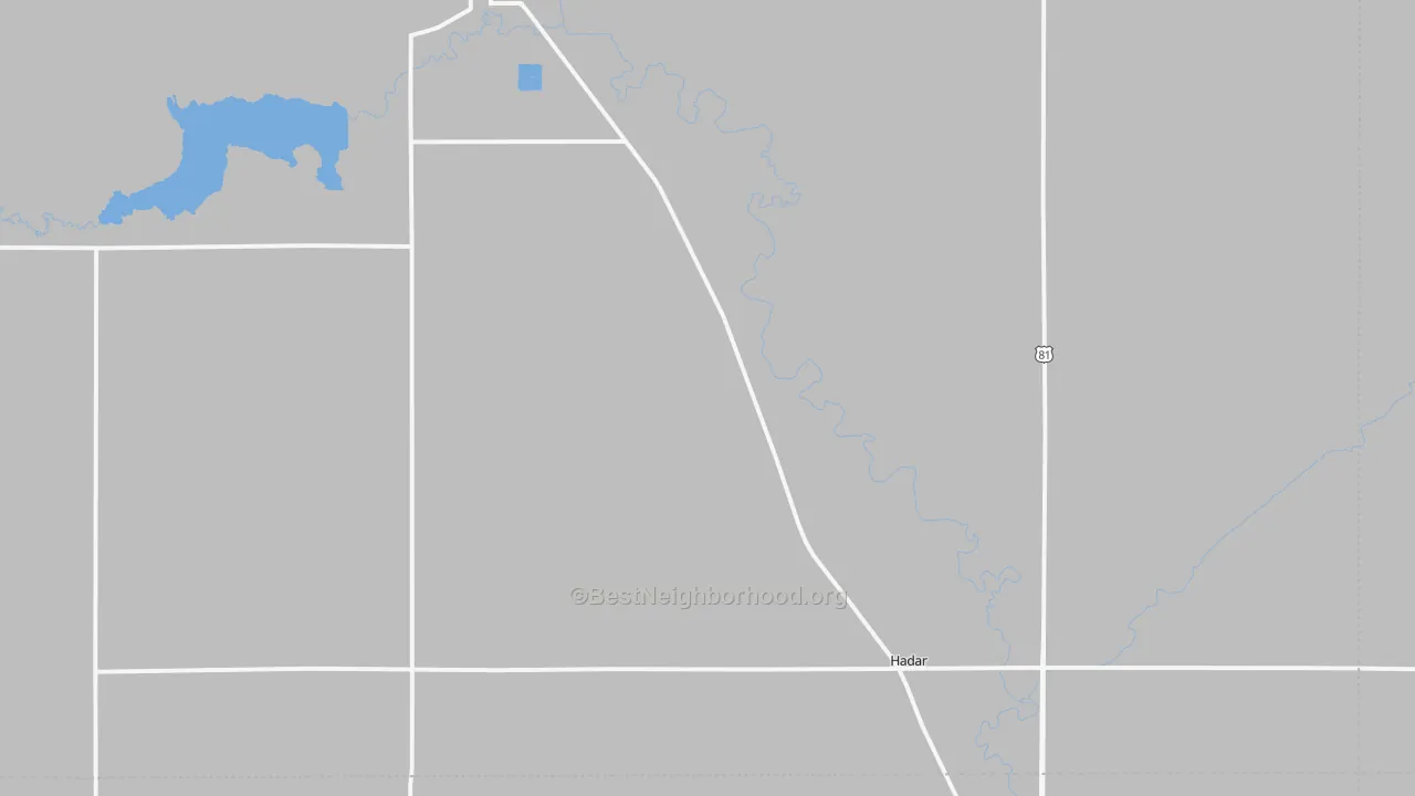 Transit Grade map of Hadar, NE