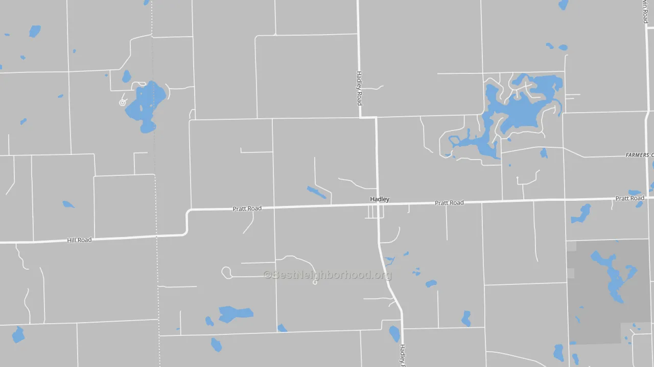 Transit Grade map of Hadley, MI
