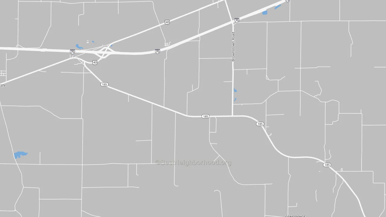 Transit Grade map of Hagarstown, IL