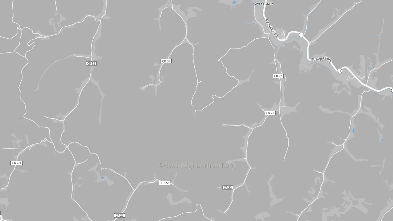 Transit Grade map of Hager, WV