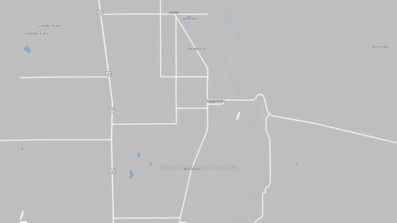 Transit Grade map of Hagerman, NM
