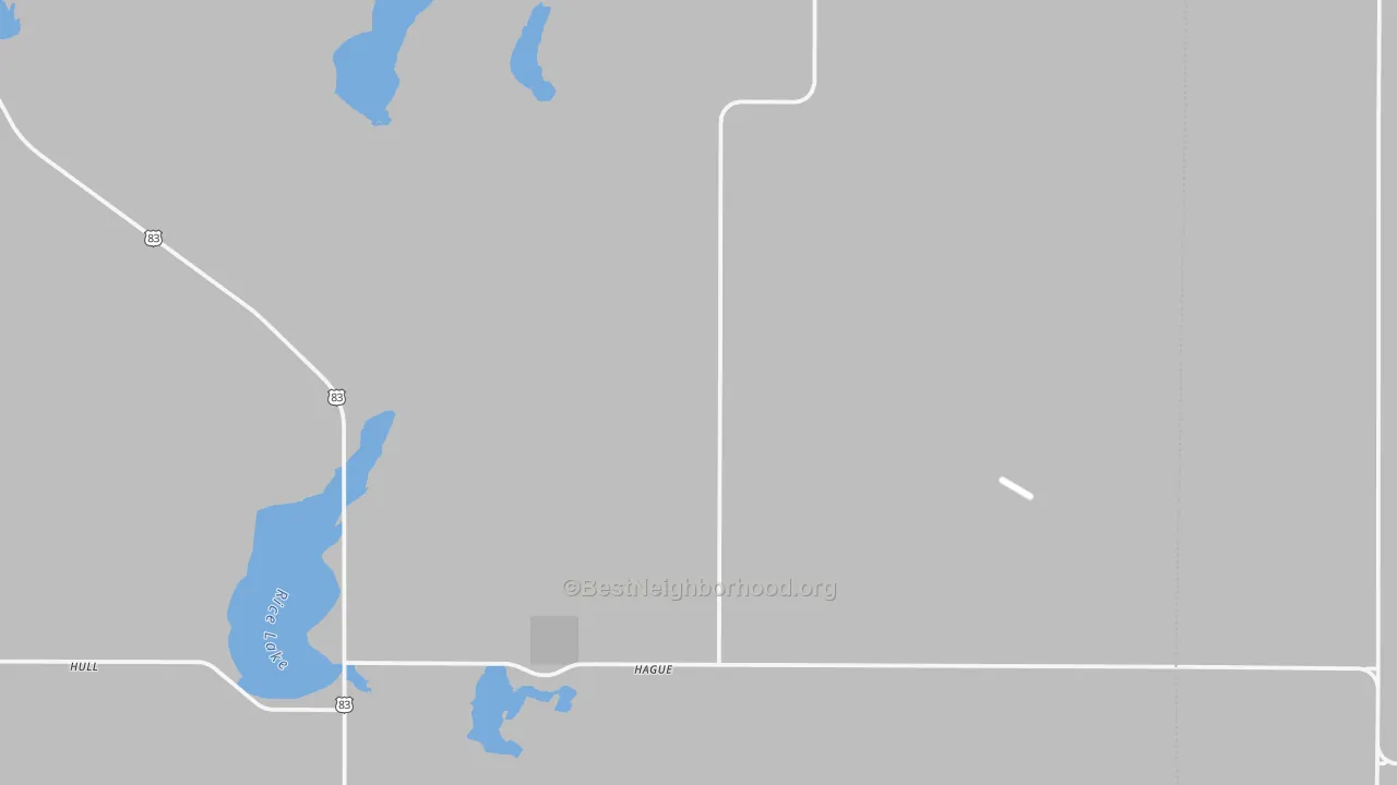 Transit Grade map of Hague, ND