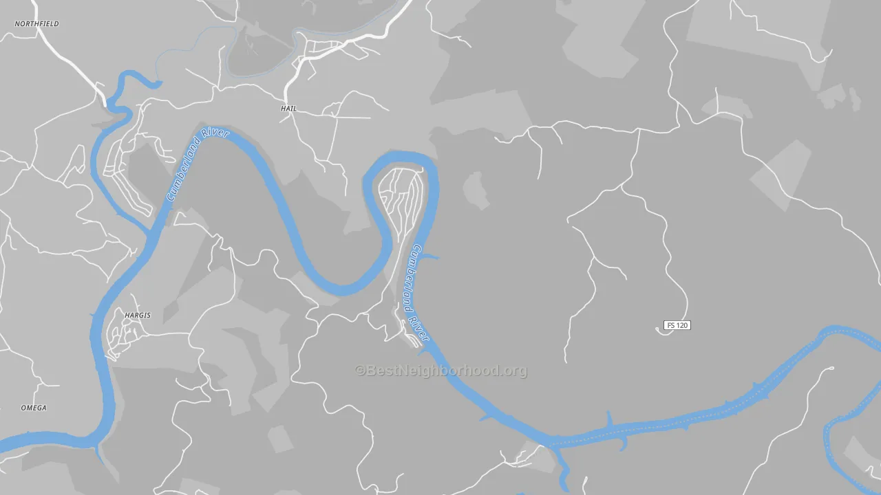 Transit Grade map of Hail, KY