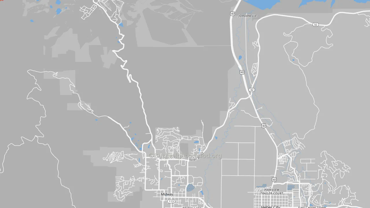 Transit Grade map of Hailstone, UT