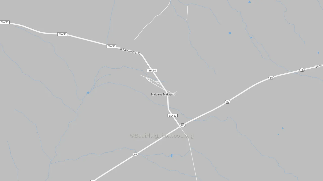 Transit Grade map of Haivana Nakya, AZ