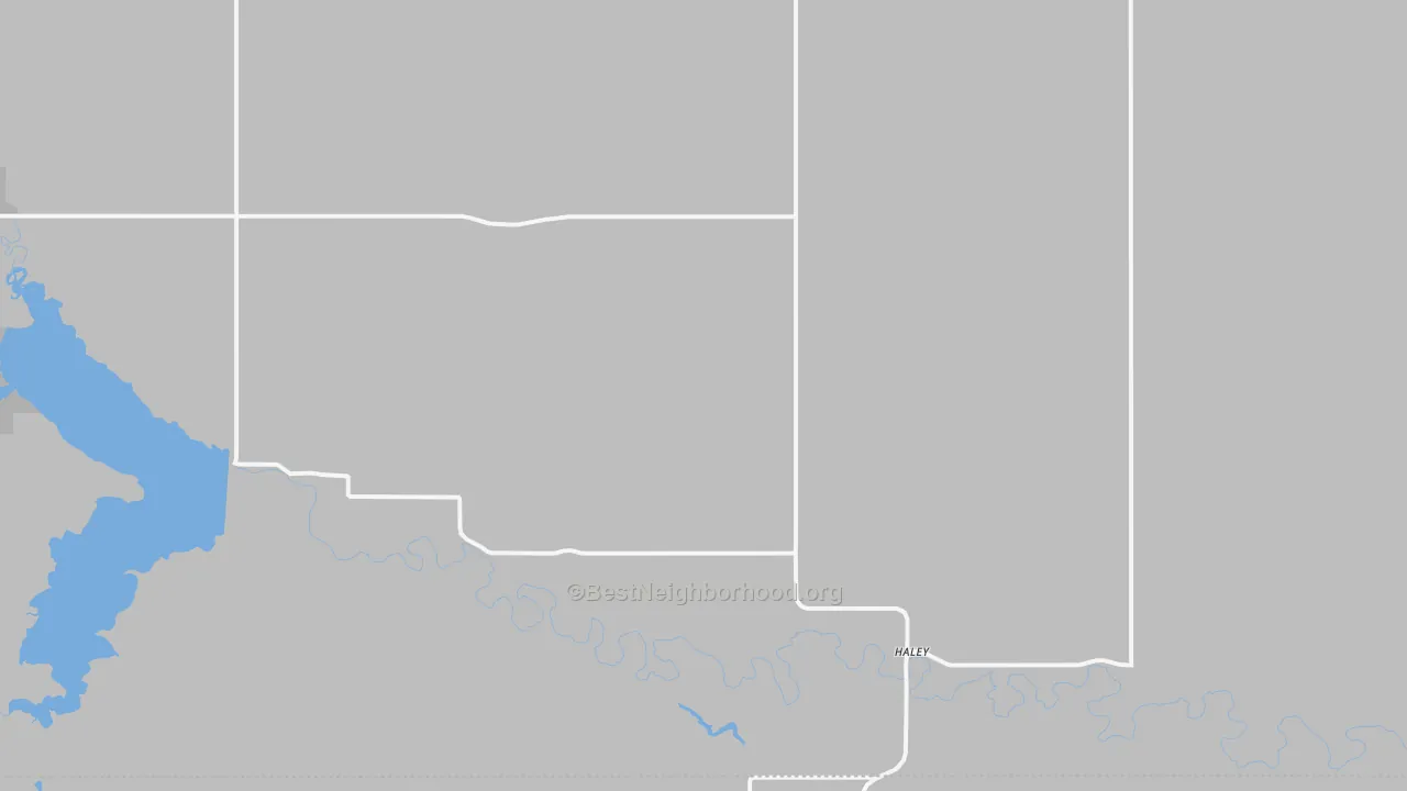 Transit Grade map of Haley, ND