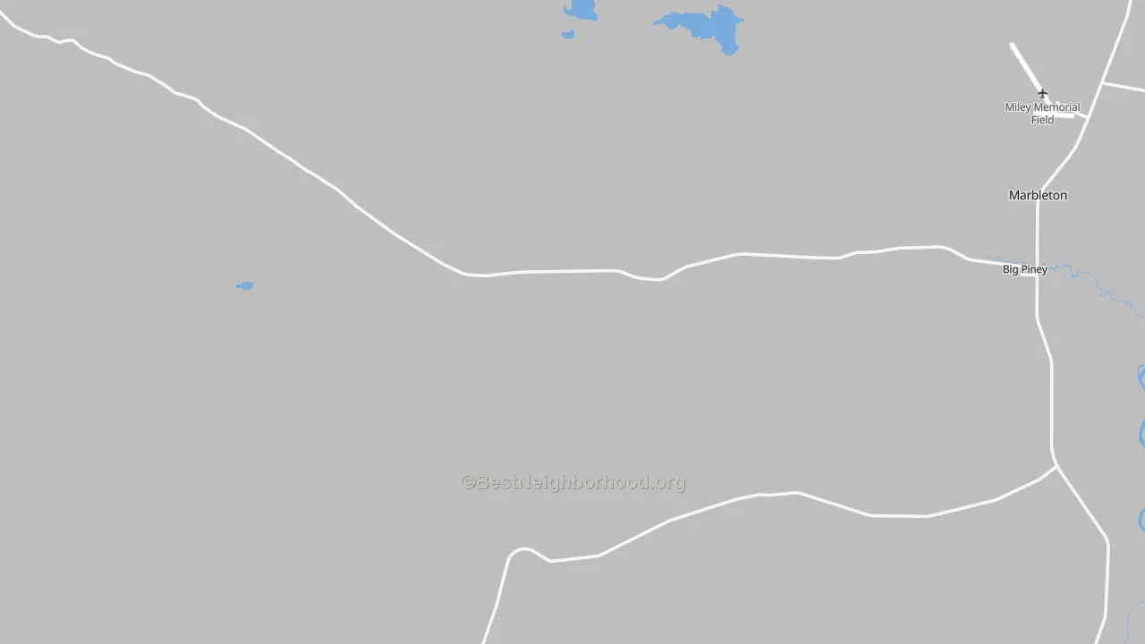 Transit Grade map of Halfway, WY