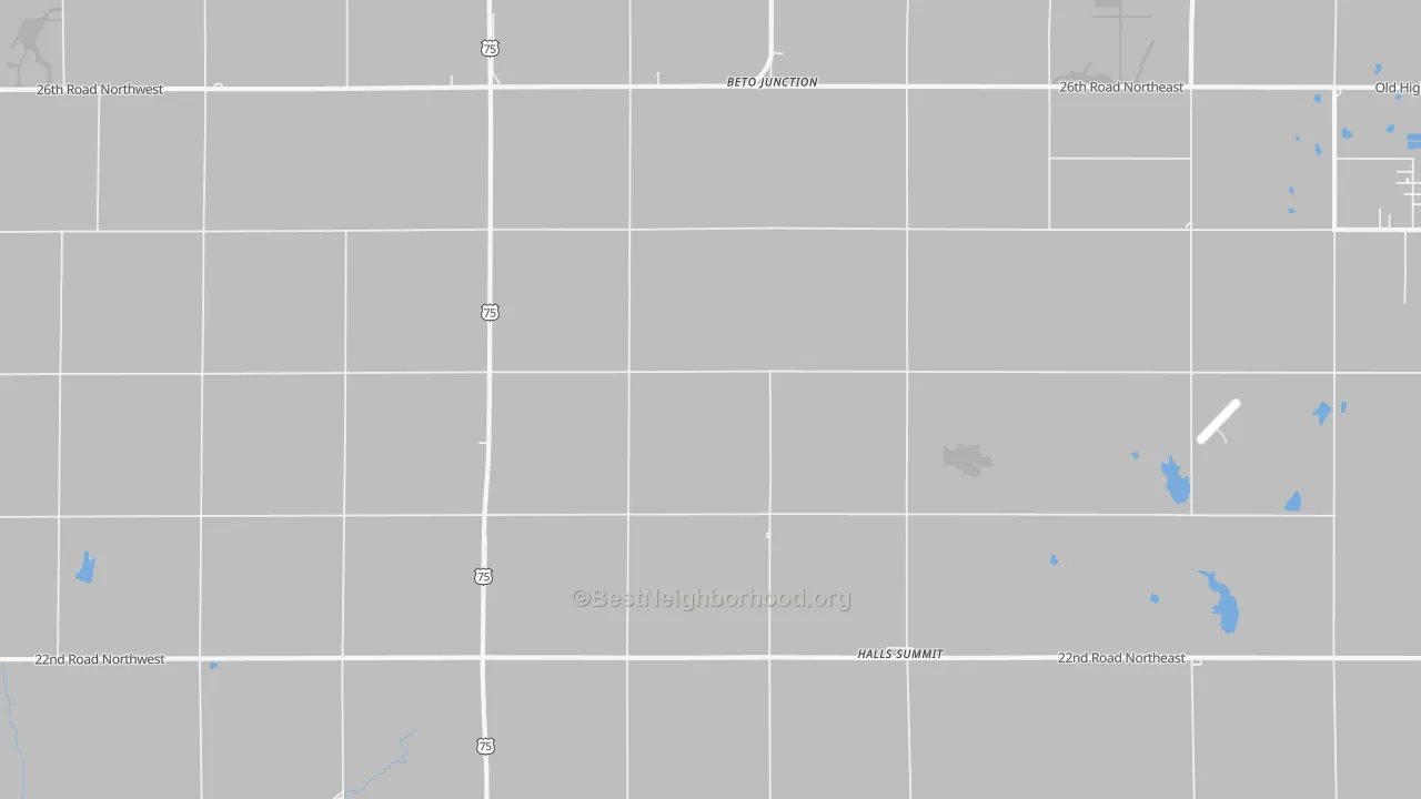 Transit Grade map of Halls Summit, KS