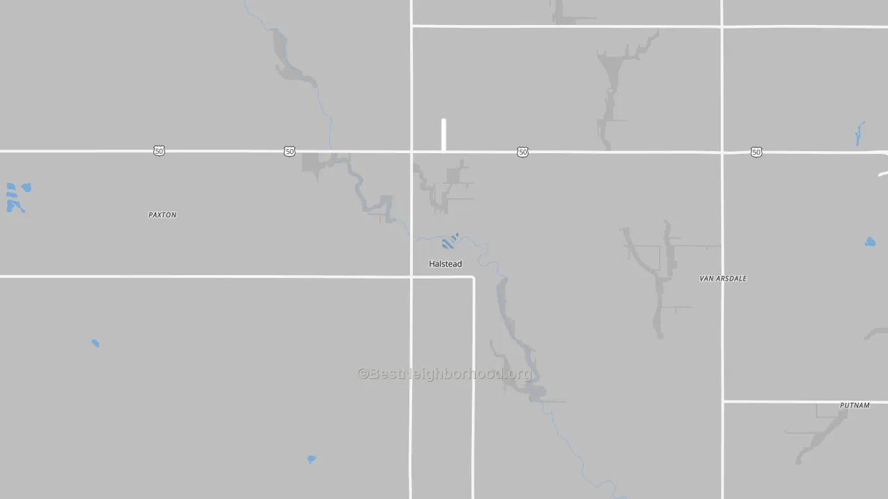 Transit Grade map of Halstead, KS