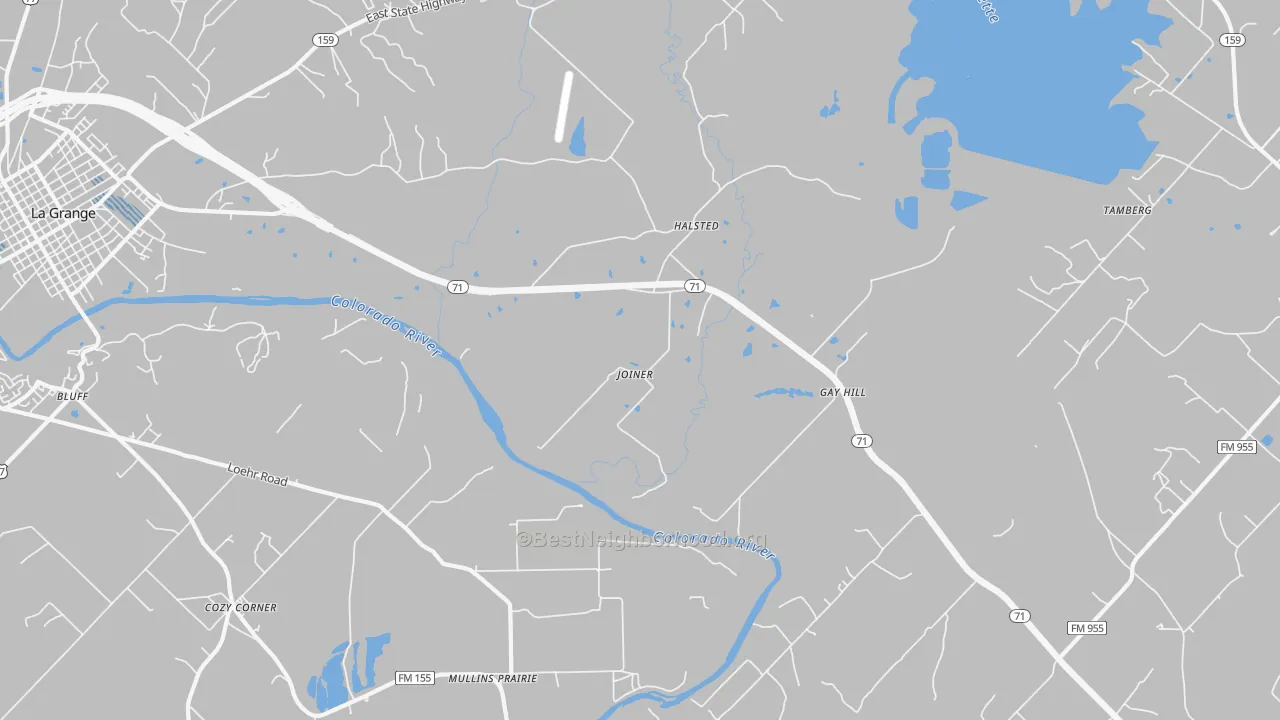 Transit Grade map of Halsted, TX