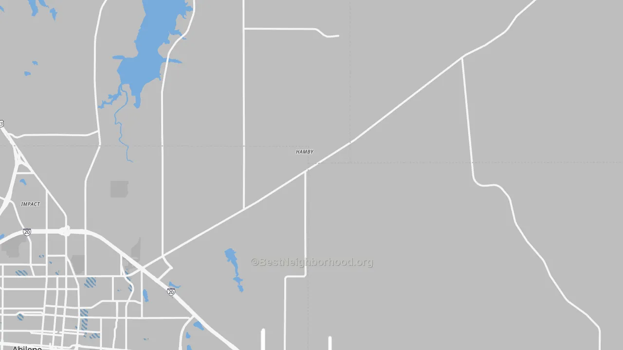 Transit Grade map of Hamby, TX