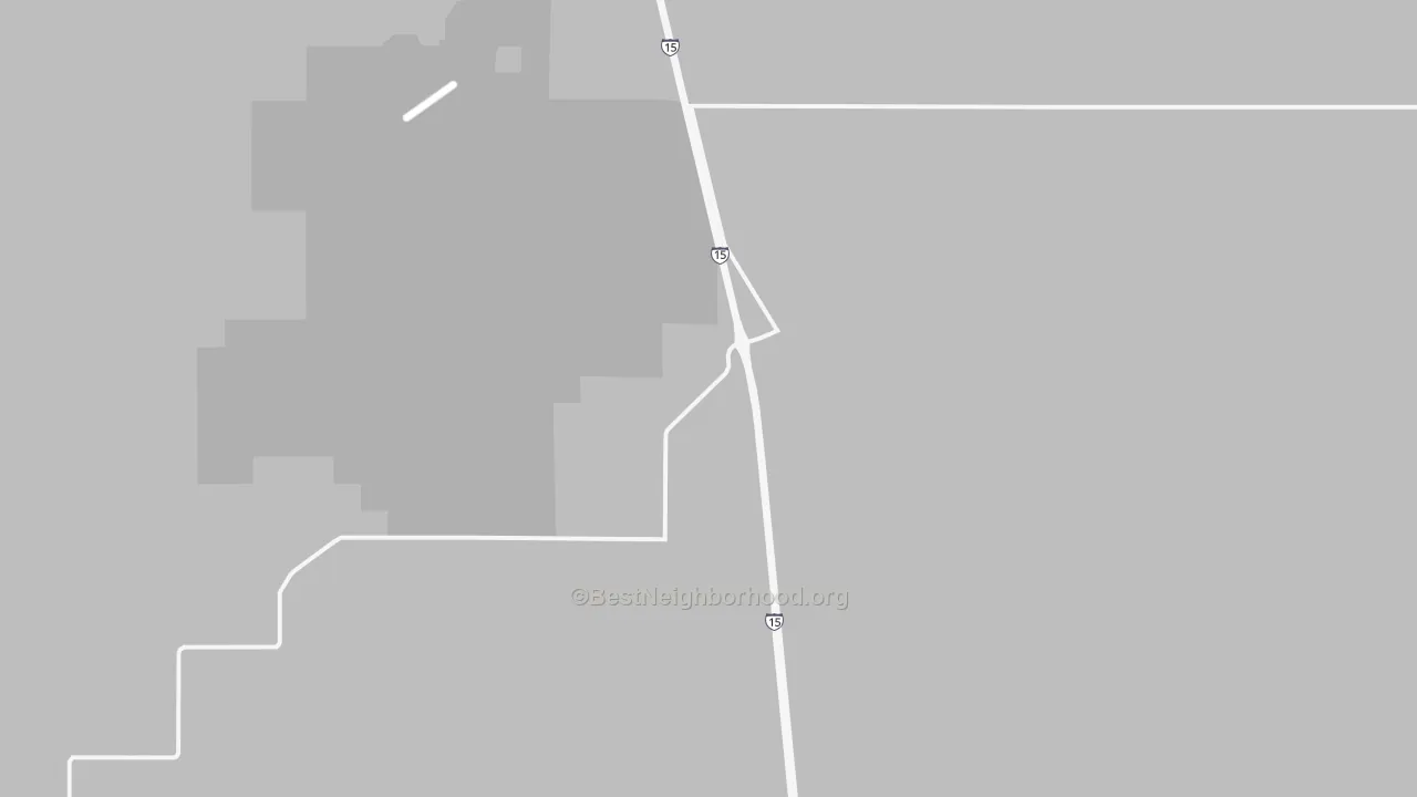 Transit Grade map of Hamer, ID