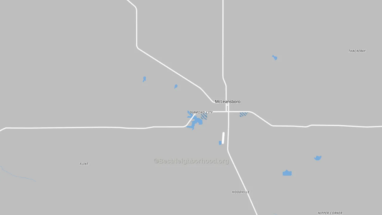 Transit Grade map of Hamilton County, IL