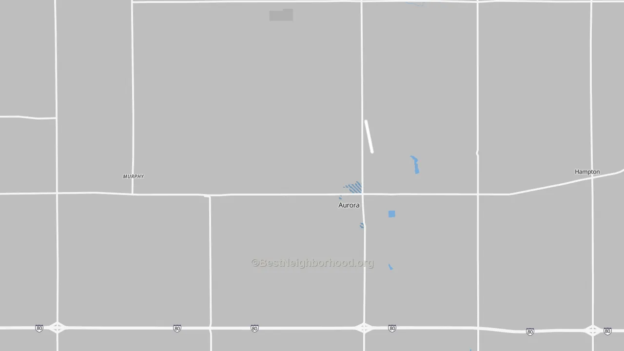Transit Grade map of Hamilton County, NE