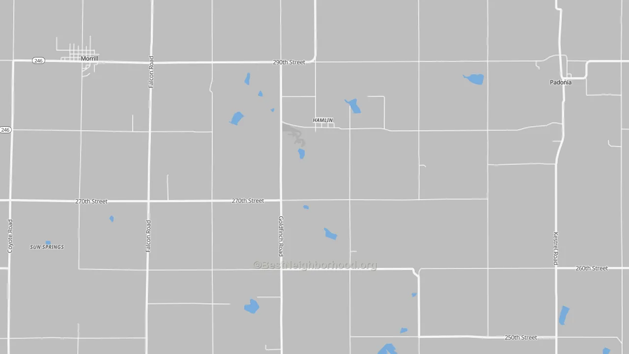 Transit Grade map of Hamlin, KS