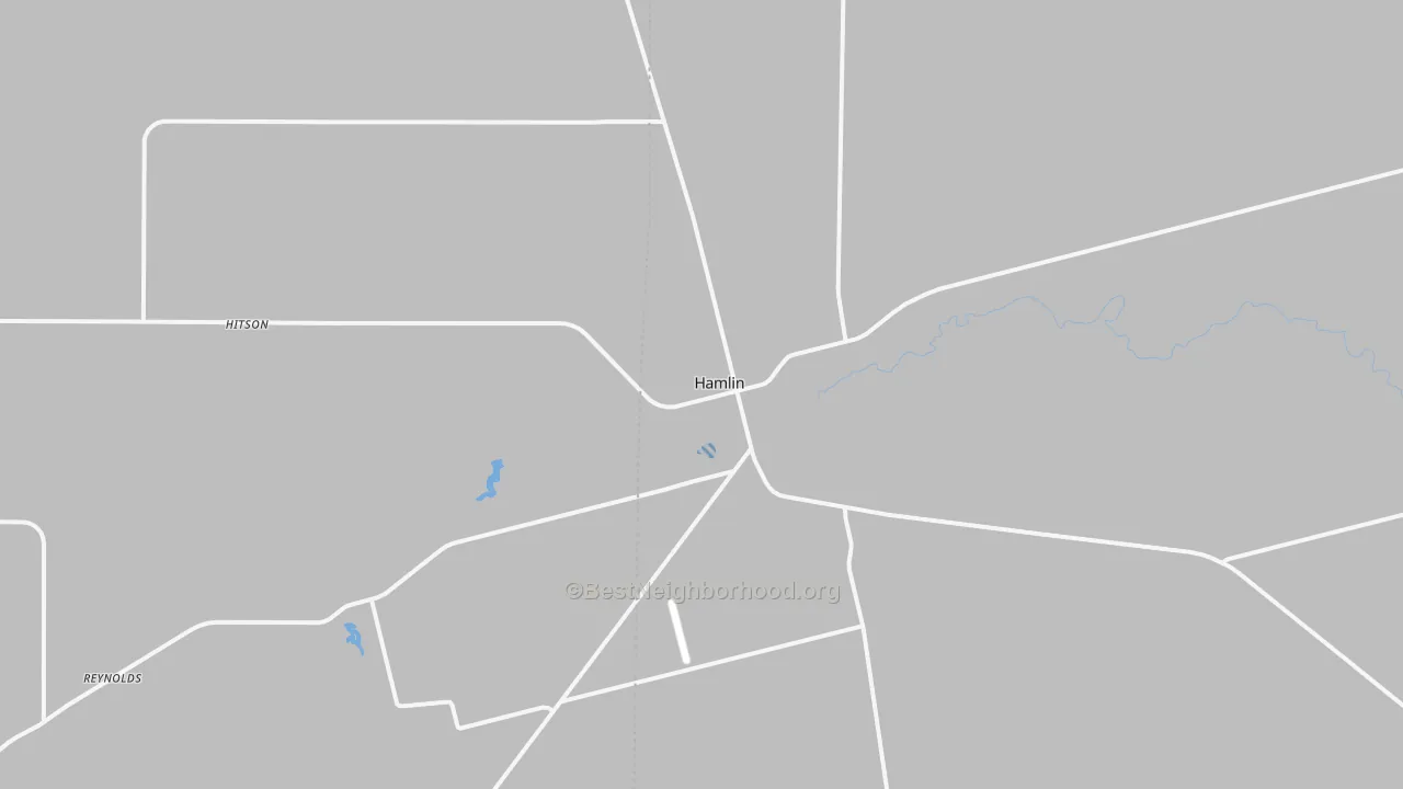 Transit Grade map of Hamlin, TX