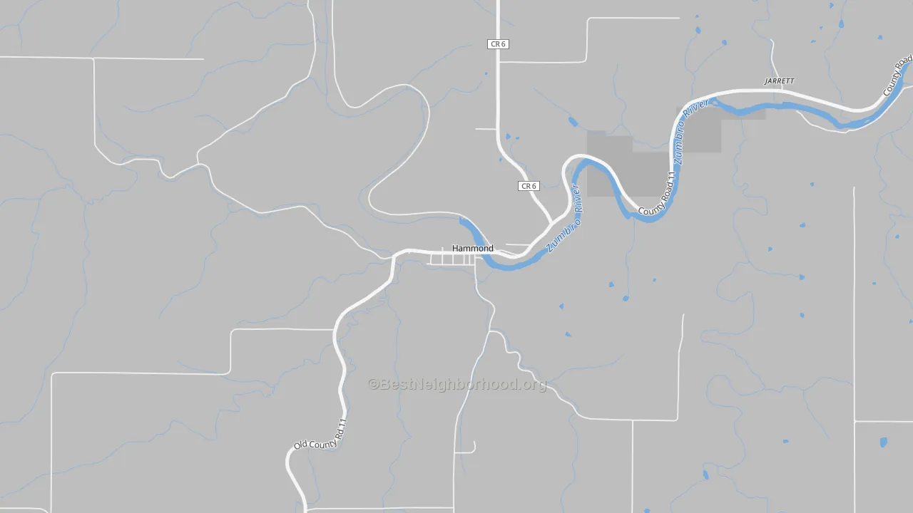 Transit Grade map of Hammond, MN