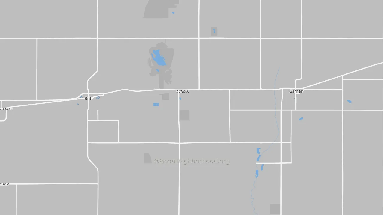 Transit Grade map of Hancock County, IA