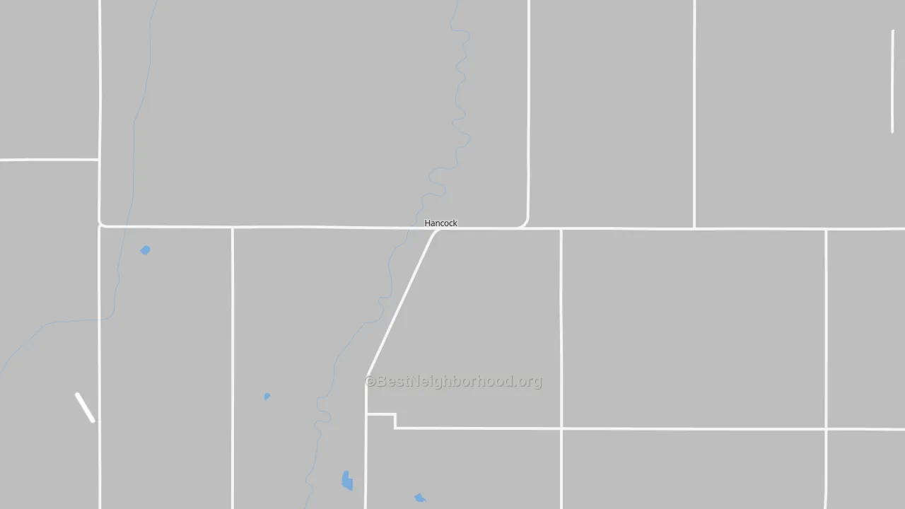 Transit Grade map of Hancock, IA
