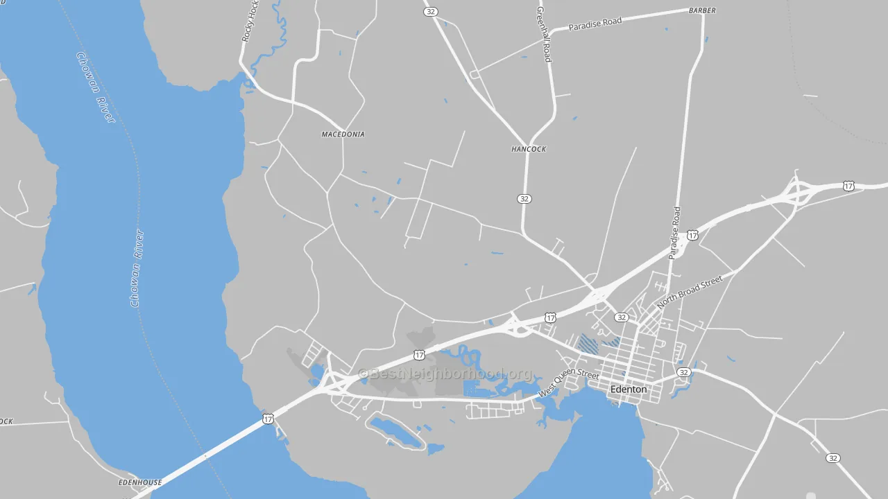 Transit Grade map of Hancock, NC