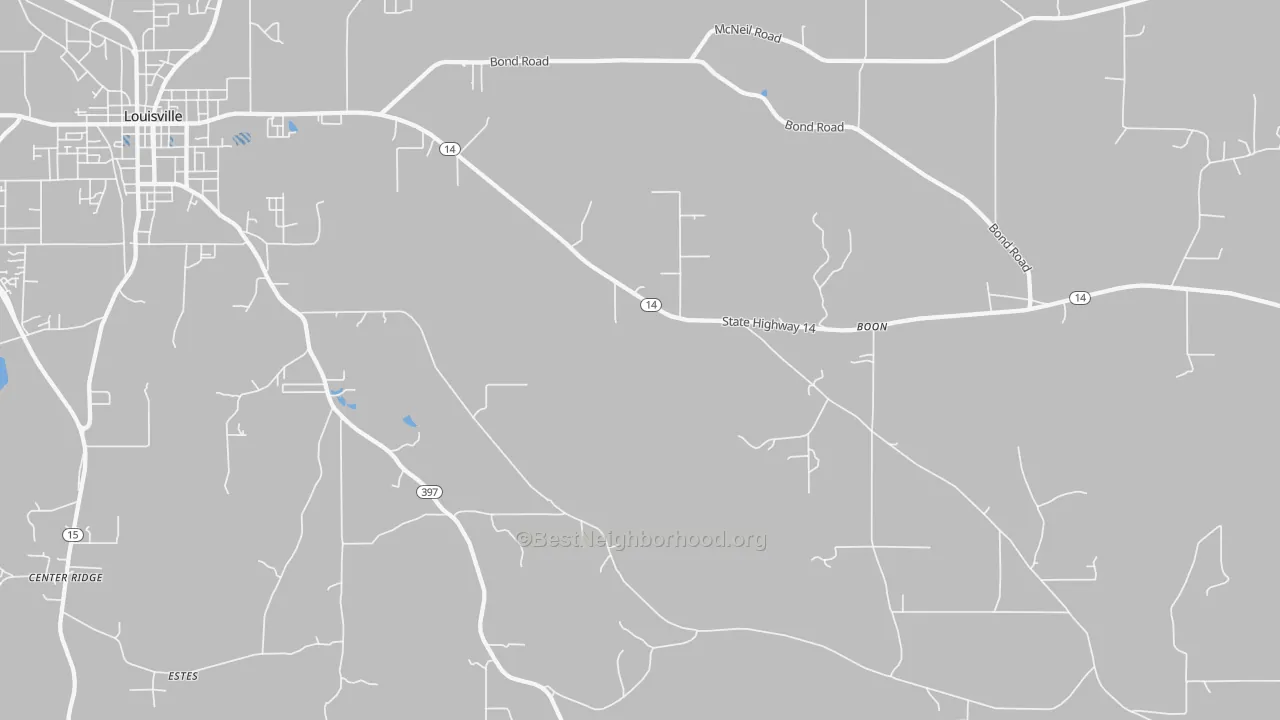 Transit Grade map of Handle, MS
