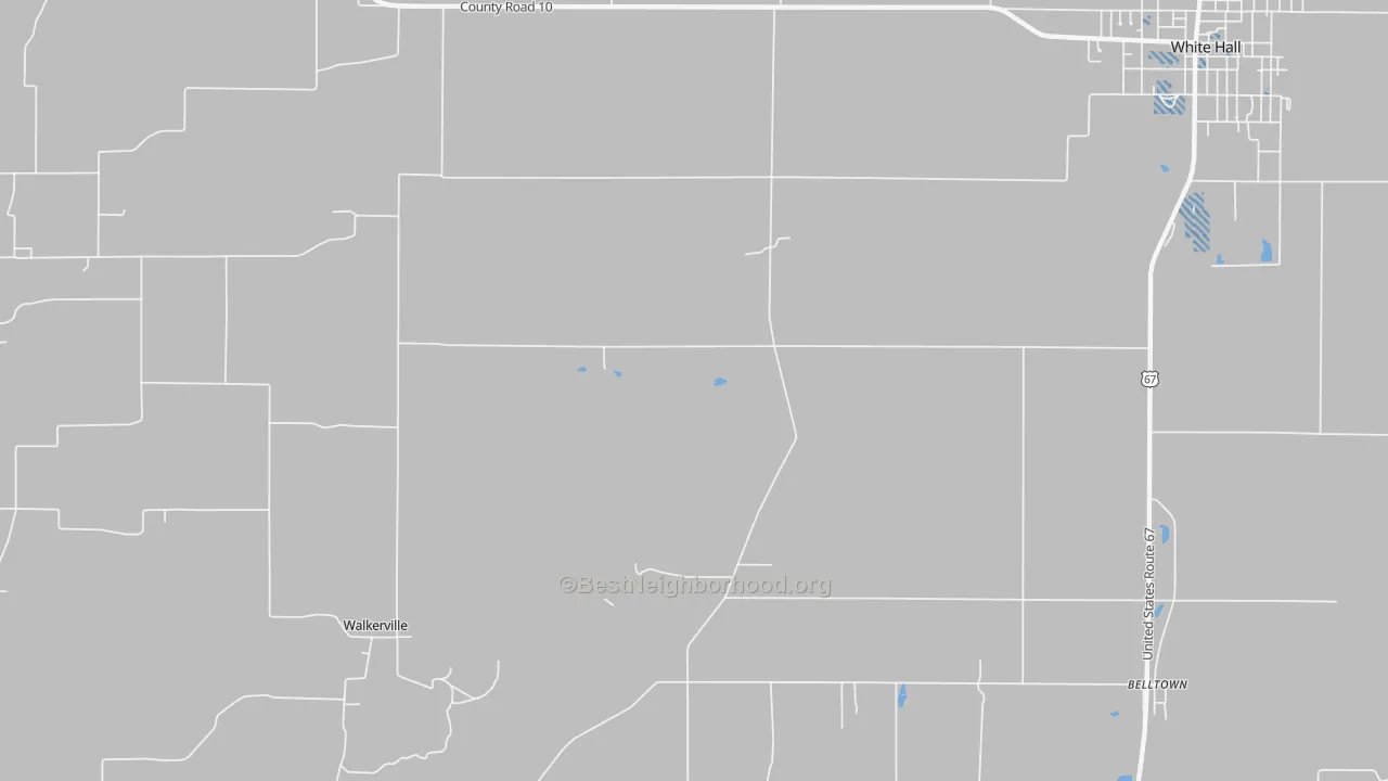 Transit Grade map of Hanks Station, IL