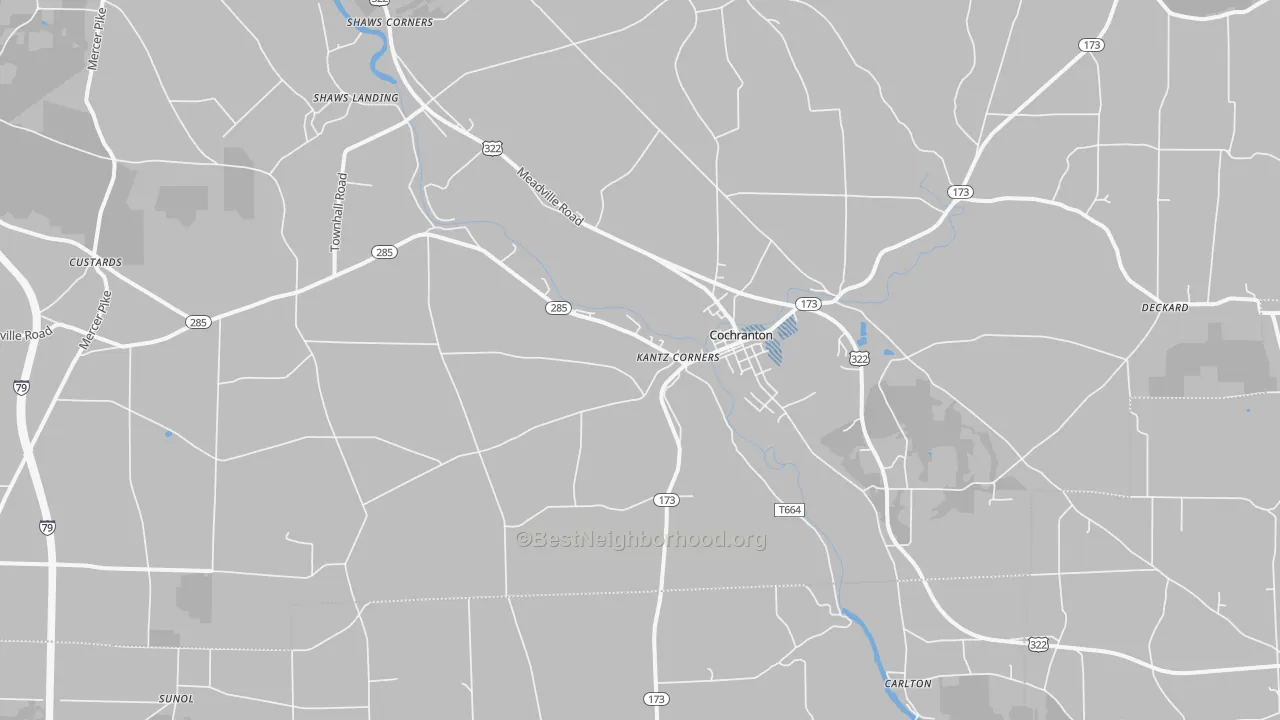 Transit Grade map of Hannasville, PA