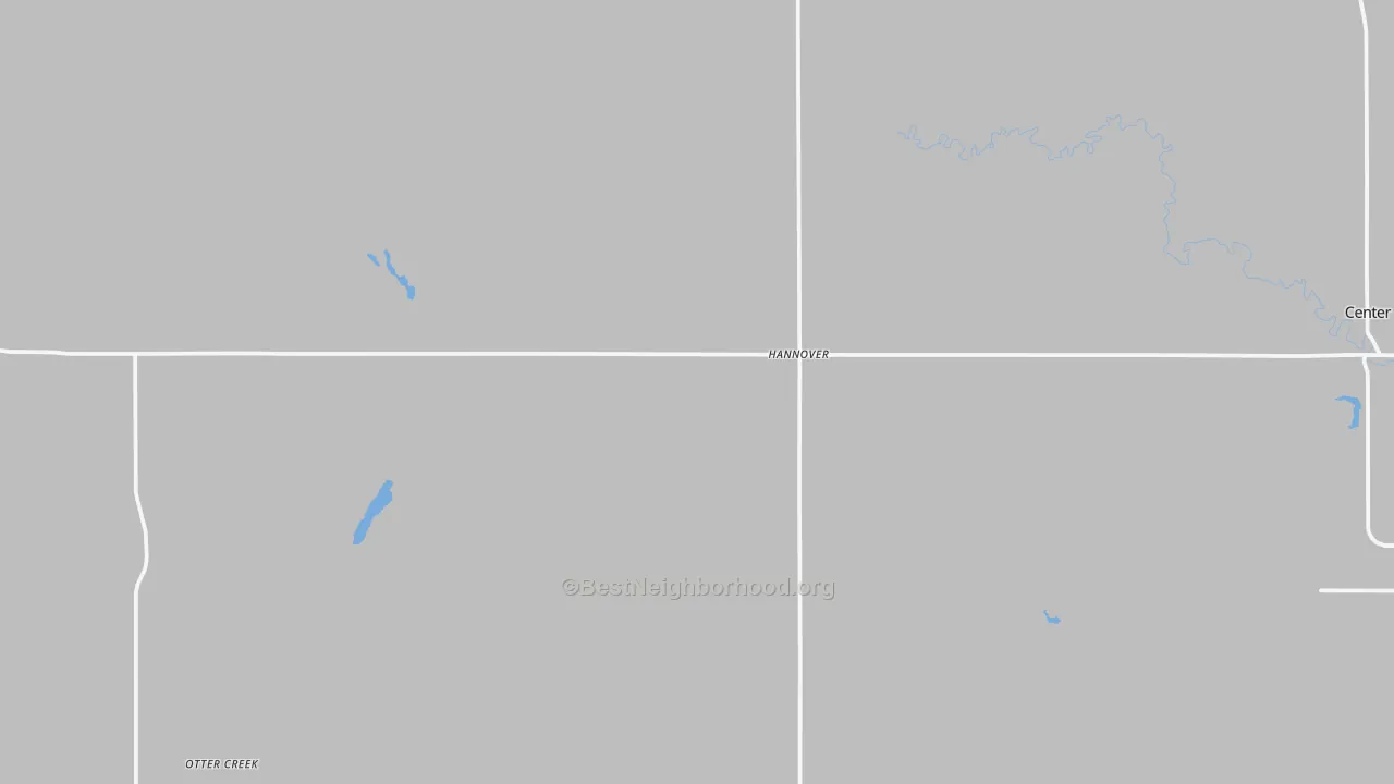 Transit Grade map of Hannover, ND