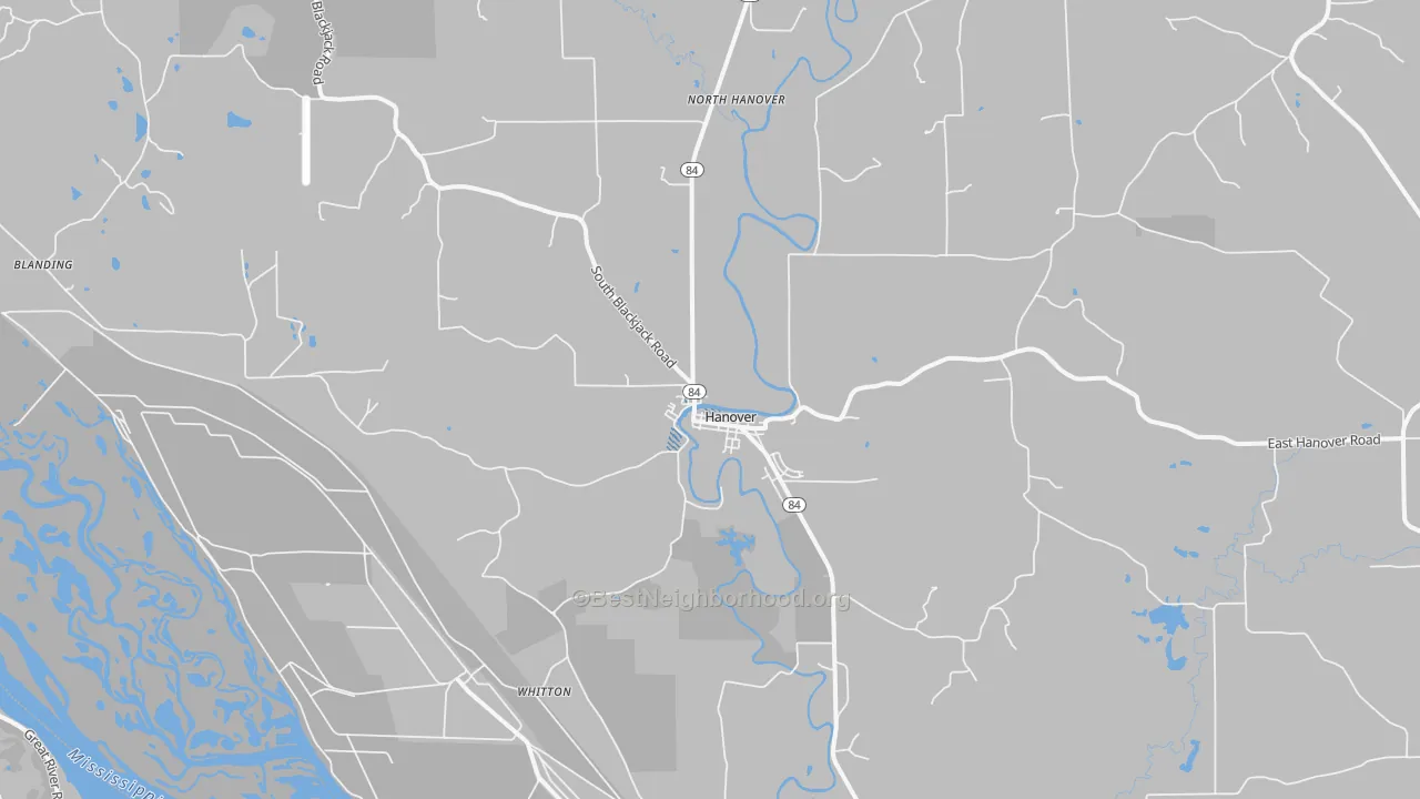Transit Grade map of Hanover, IL