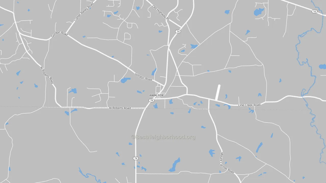 Transit Grade map of Haralson, GA
