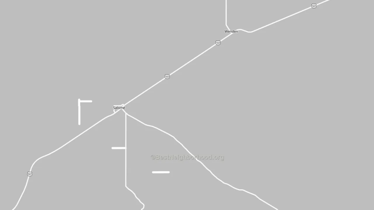 Transit Grade map of Harcuvar, AZ