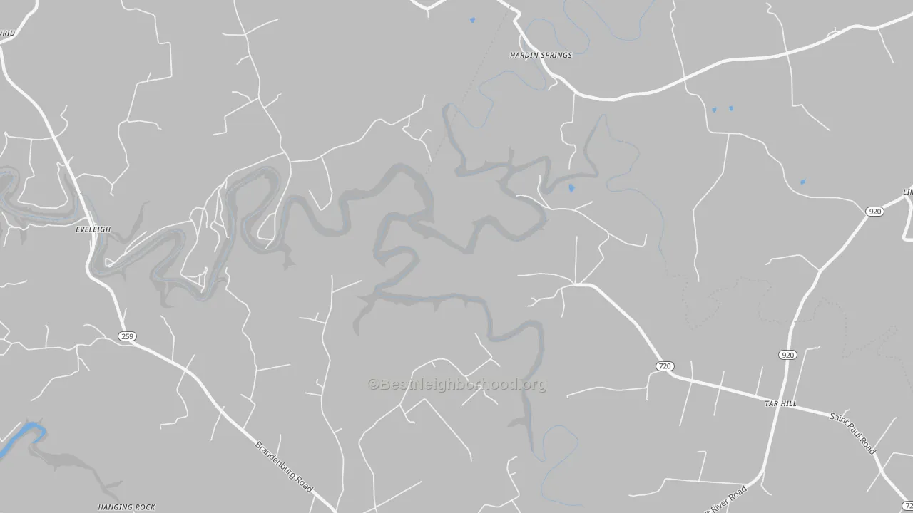 Transit Grade map of Hardin Springs, KY